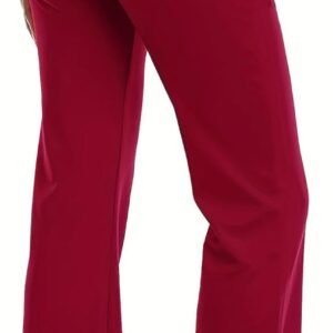 Red High-Waist Yoga Pants