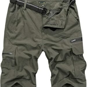 Olive Cargo Shorts