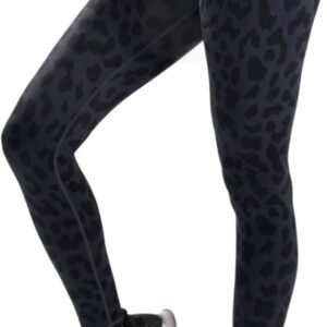 Leopard Black Compression Leggings