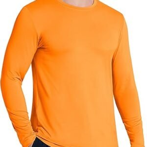 Orange Full Sleeve Quick Dry T-Shirt