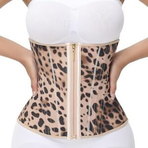 Leopard Print Zipper Clinchers