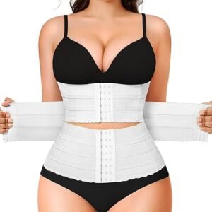 White Waist Trainer Corset
