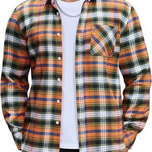 Multi-Color Plaid Flannel Shirt