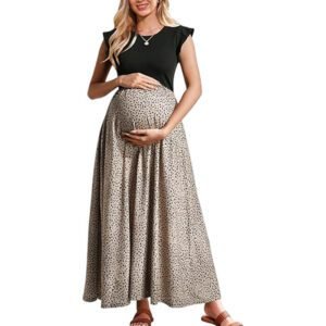 Maternity Sleeveless Ribbed Fashion