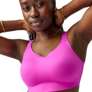 Pink Racerback Sports Bra